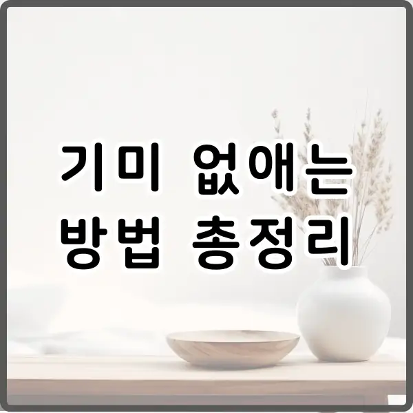 기미 없애는 방법 알아보기